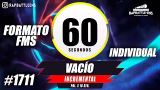 🎤 Formato FMS Individual 🔥 Base de Rap Para Improvisar Con Palabras | ENTRENAMIENTO FMS #1711