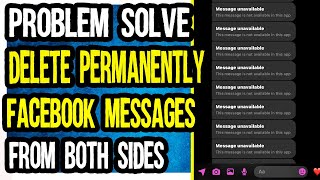 facebook messages delete from both sides permanently | facebook messages delete kaisy karain facebook messages delete from both sides permanently | facebook messages delete kaisy karain