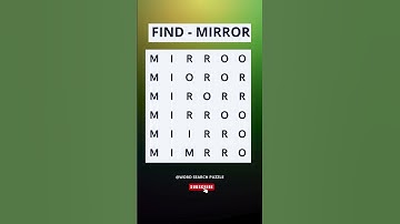 Find MIRROR in this word search 🔎 #WordSearch #BrainChallenge #FindTheWord #HiddenWord #puzzletime