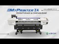 Plotter myprinter z4 1801 i3200 e1 a1 eco solvente ou sublimao