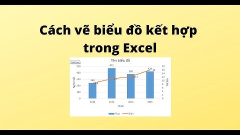 Cách vẽ biểu đồ kết hợp trong Excel