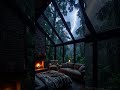 pov cabin and forest #rainy #rainynight #strom #forestrain