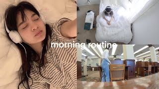 Finals Week Morning Routine as a Uni Student: Realistic Study Vlog, What I Eat & How I Take Breaks