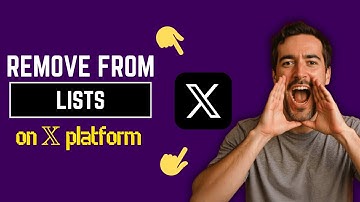 How To Remove Yourself From A Twitter (now X) List (QUICK Way)