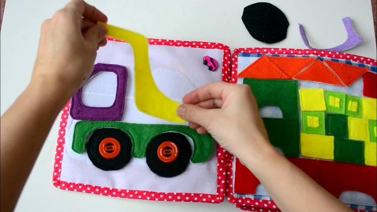 Грузовик из фетра