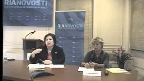 Dr. Janice Crouse on the Russian Television Network