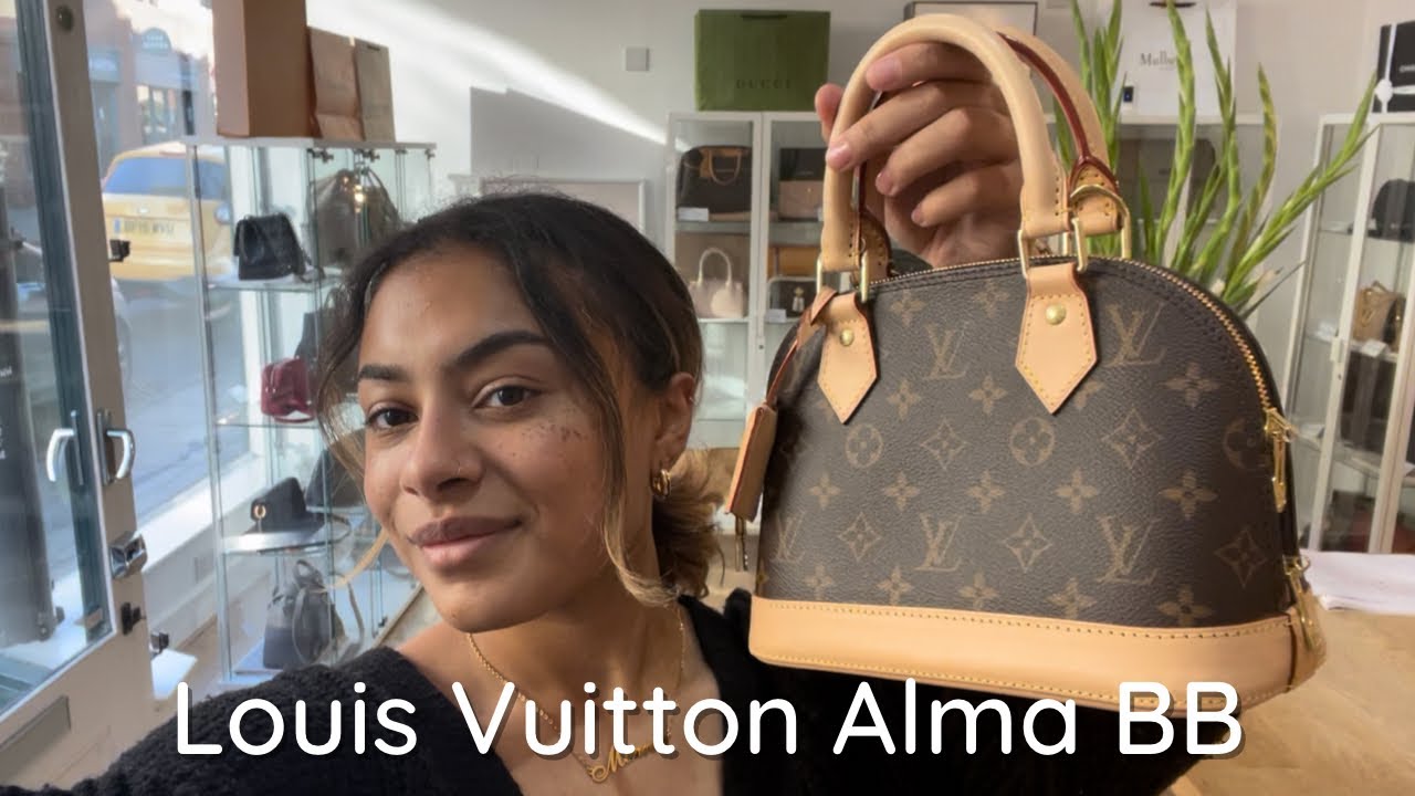 Louis Vuitton Alma BB Monogram Canvas Unboxing + Luxury Shopping during  Covid 19 