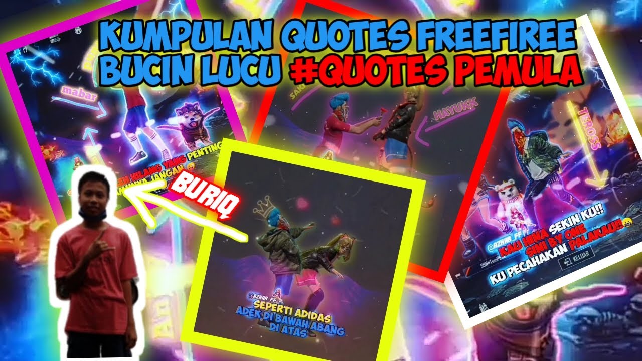 Kumpulan Quotes free fire pemula bucin lucu || lagu 30 ...