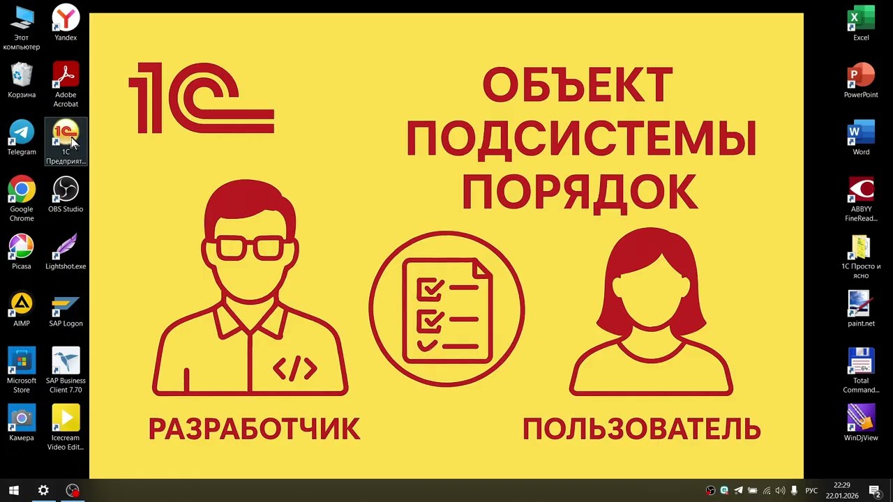 Объект Подсистемы в 1С. Наводим порядок для разработчиков и пользователей.