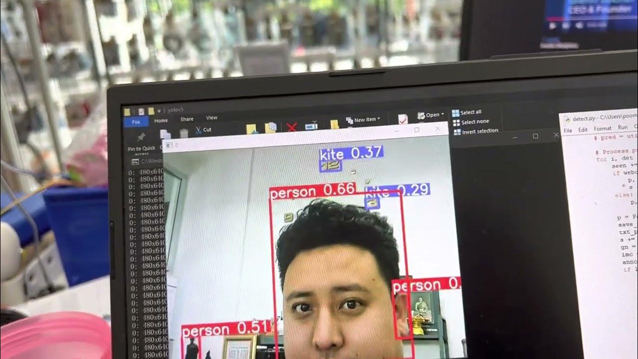 ทดสอบ Object Detection ด้วย YOLOV5 Python - YouTube