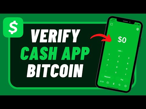 How To Verify Bitcoin On Cash App !