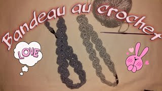 Tuto #crochet : #Bandeau au crochet / How to crochet a headband