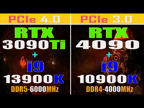 RTX 3090Ti + INTEL i9 13900K vs RTX 4090 + INTEL i9 10900K || PC GAMES TEST ||