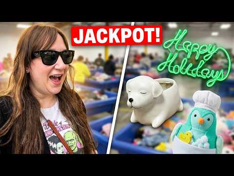 I Can't Believe I FOUND ALL THIS at The GOODWILL BINS for $16!!! 🤯 thumbnail