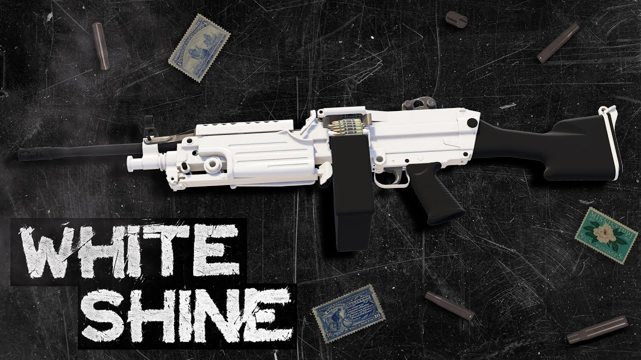 M249 White Shine - YouTube