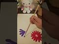 Easy flower painting #art #beginnerarttips #acrylicpainting #artideas #easypainting#paintingideas