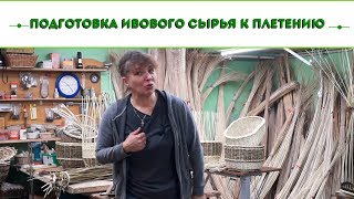 Русская ива. Видео обзор. Подготовка ивового сырья к плетению. Русская ива. Видео обзор. Подготовка ивового сырья к плетению.