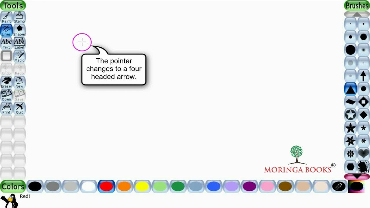 Tux Paint Lines Tool in Tux Paint in Windows 10 YouTube