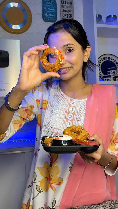 Onion rings recipe!!! #shorts #youtubeshorts #recipe #food