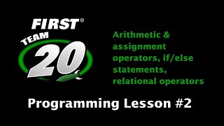 Famous Team 20 Programming - 2021 Java Lesson 2 Profile