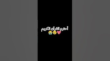 احترم القرآن الكريم 😭😢