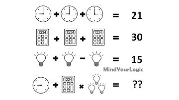 Clock Calculator Bulb Puzzle Answer | Clock Calculator and Light Puzzle Answer