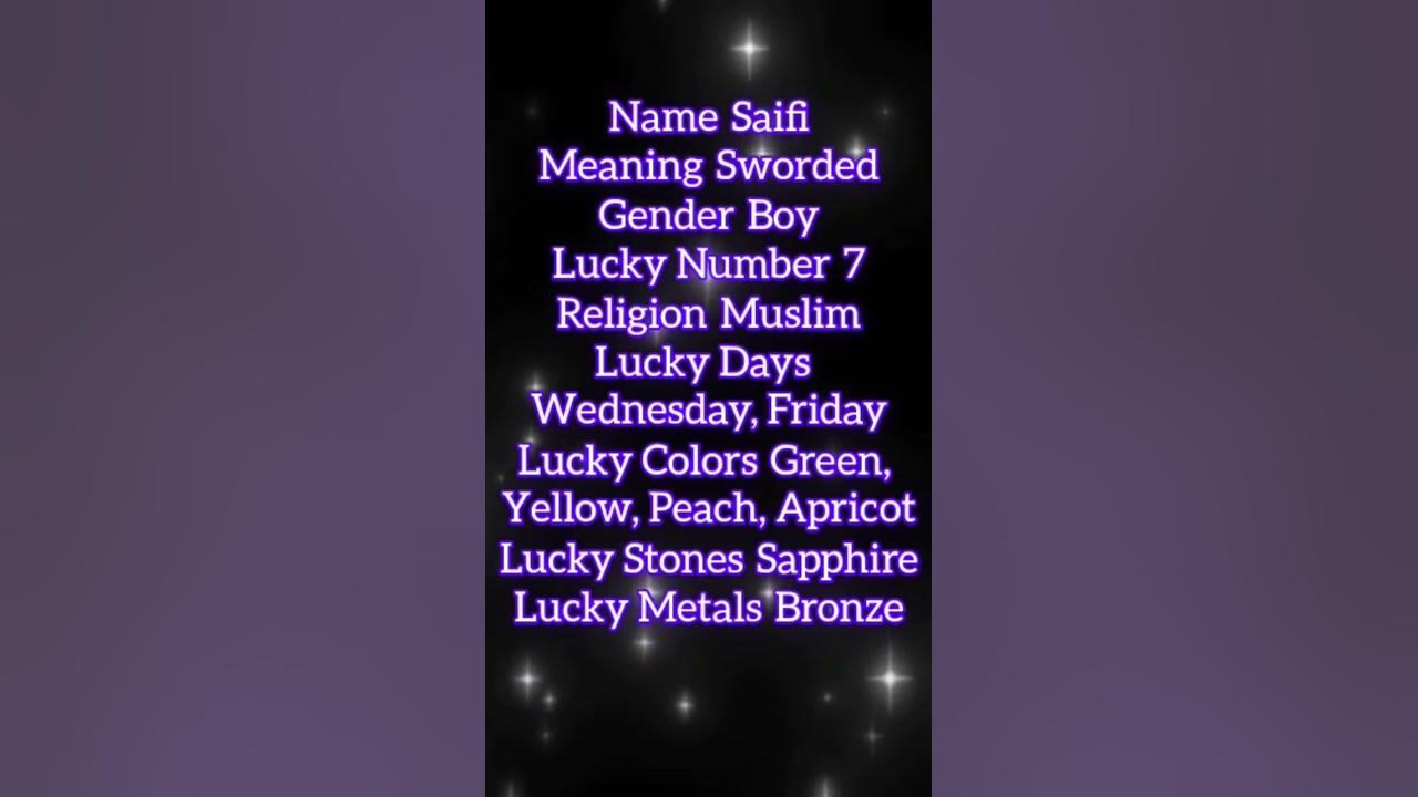 Saifi Name Meaning In Urdu And English muslimbabynames viral saifi-name-meaning-in-urdu-and-english-muslimbabynames-viral