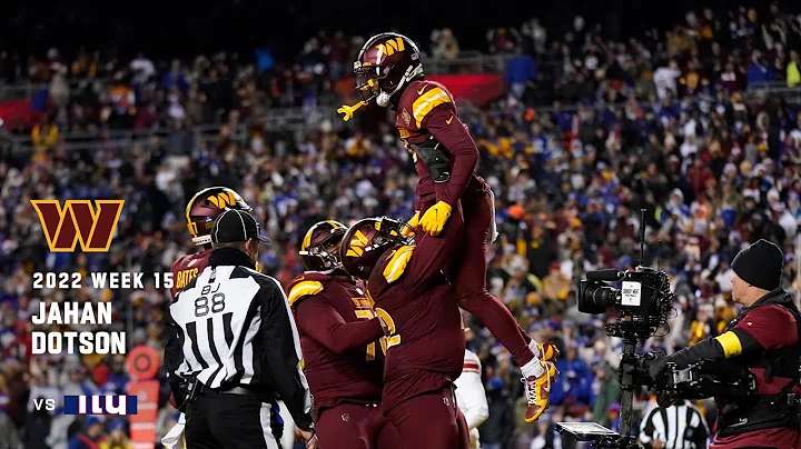 Every Jahan Dotson catch from 105-yard game vs. Gi...