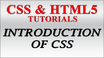 CSS Tutorial in Urdu - Introduction to CSS