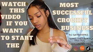 how to: start a SUCCESSFUL crochet business in 2024 by Kamryn Cain 114,637 views 4 months ago 33 minutes