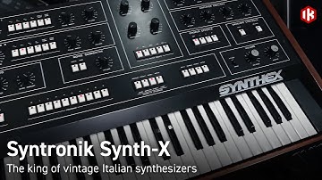 Syntronik Synth-X synth virtual instrument- The king of vintage Italian synthesizers