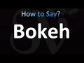 How to Pronounce Bokeh (correctly!)