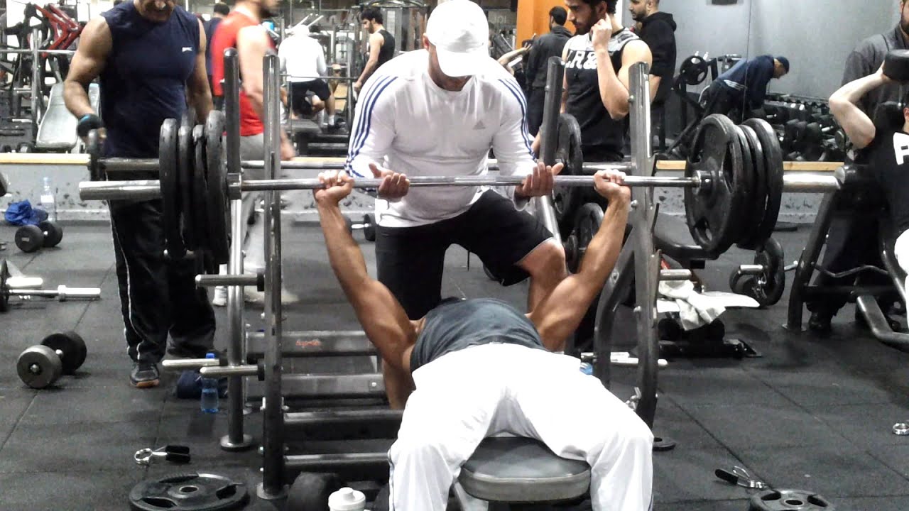 130KG/ 285Lbs Bench Press for reps YouTube