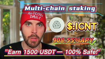 No-Risk ICNT Staking: Achieve 908.55% Annual Yield Easily! The Simplest Mining Guide
