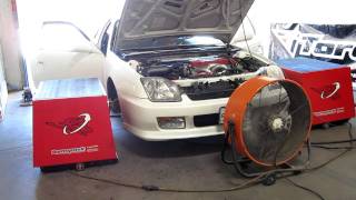 Bisimoto V2 Header On Stock H22 196.4Whp