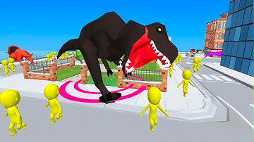 Dinosaur Rampage MAX LEVEL Gameplay Android, iOS Mobile