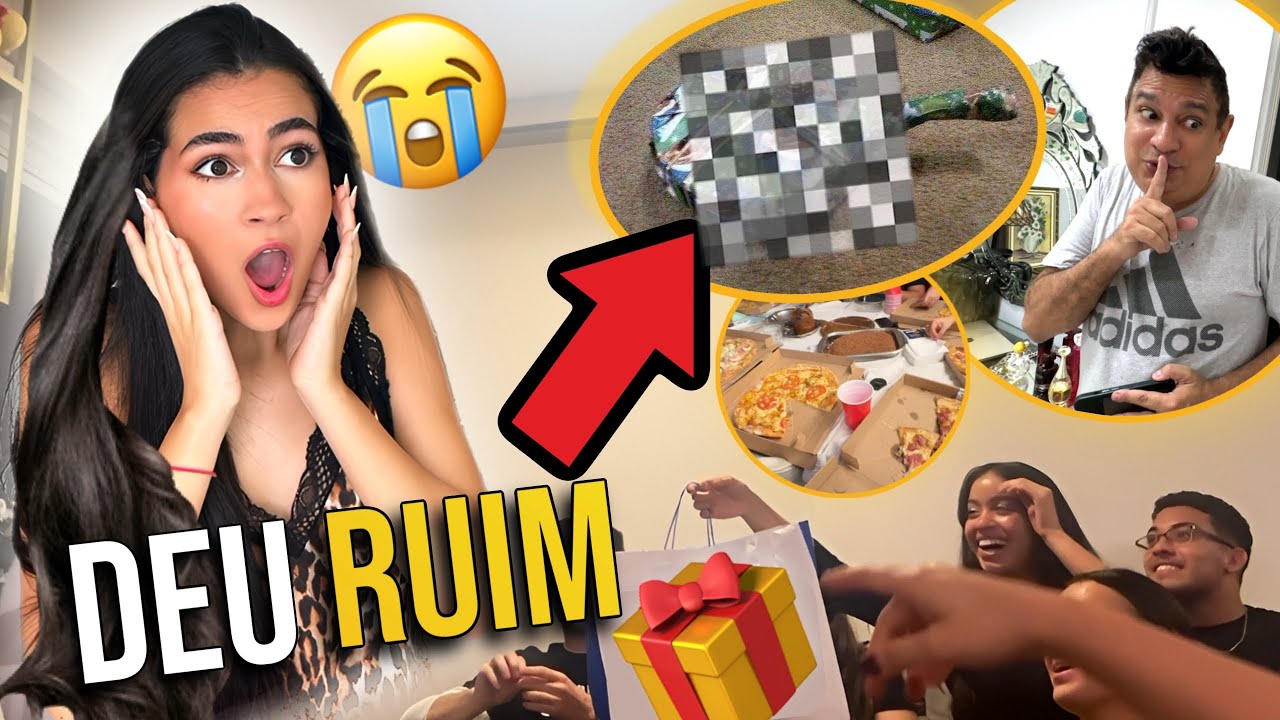 NÃO ACREDITO que GANHEI esse PRESENTE 😥 vídeo SEM NENHUMA EDIÇÃO