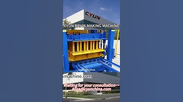 QT4-15 hollow brick making machine #machine #brick #block #construction #machinery #manufacturing
