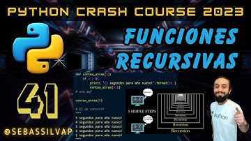 4️⃣1️⃣ - Funciones Recursivas en Python / Formulación de la Recursión / Contador y Factorial