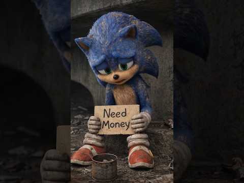 SONIC ES POBRE y PASA ESTO... #sonic #comedia