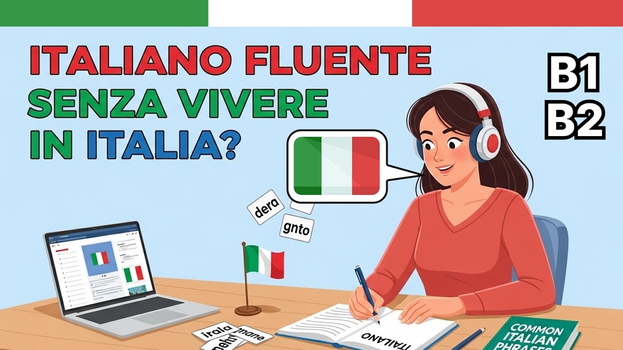 Parlare Italiano Podcast: 🇮🇹 Come parlare italiano fluentemente senza vivere in Italia