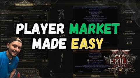 How To Use The MARKET In PoE2 Third Edict