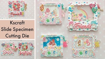 Valentine Crafts Specimen Slide Vintage Slide Cutting Die | KSCraft Project Share