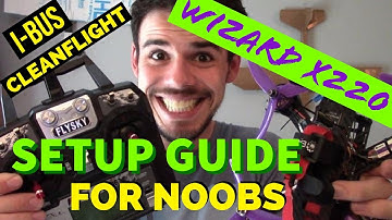Wizard X220 Setup Guide for Beginners (Cleanflight, Flysky i6X & X6B, i-BUS)