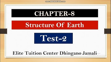 Test-2 | Chapter-8 | Structure Of Earth | Most Important MCQS | PST | JEST | PTS | HST | NTS