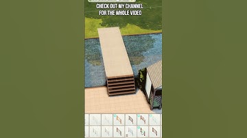 How to make a functional bridge over a pool♡