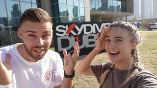 we went skydiving over the palm in Dubai!! *craziest experience ever*