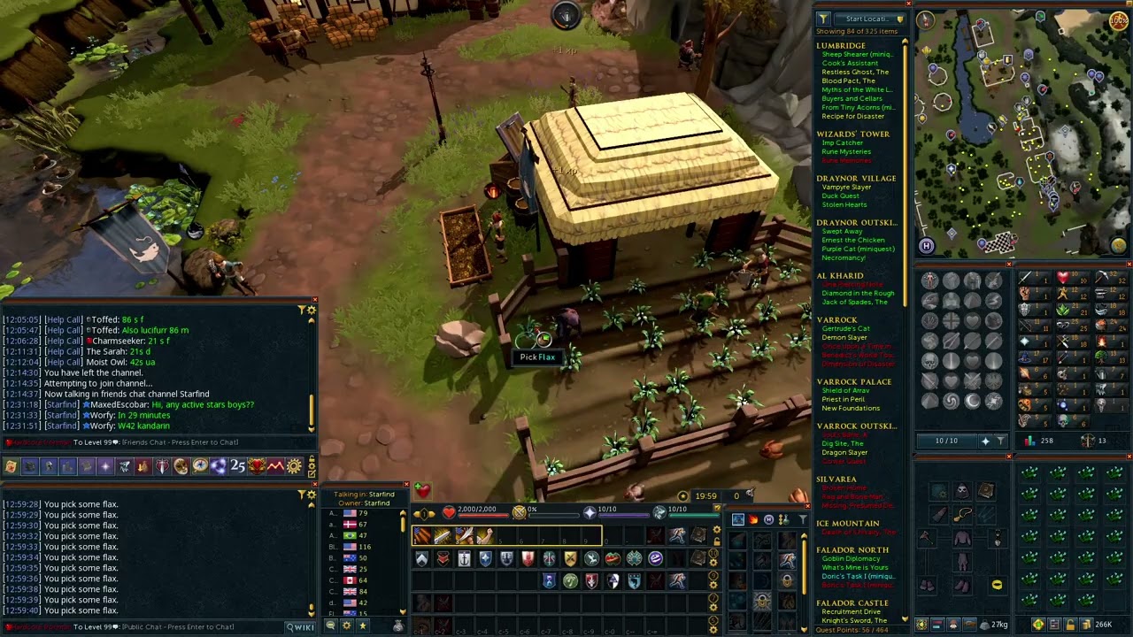 RS3 HCIM Series Part 13 - Making Bowstrings + Summoning Outfit + Knights Sword Quest + 31 Smithing