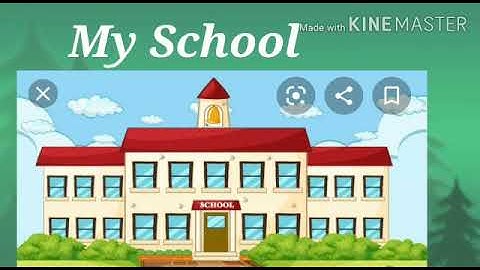 Class 2 EVS Chapter 5 I love my school