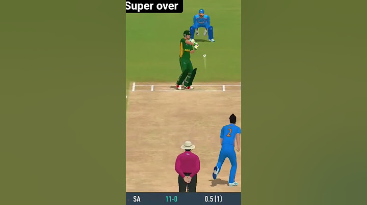 Amazing SUPER OVER IN RC 24 #shorts #shotsfeed #gamming